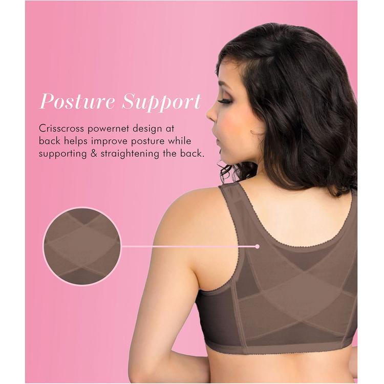 Womens Exquisite Form Fully® Front Close Wire-Free Posture Bra565