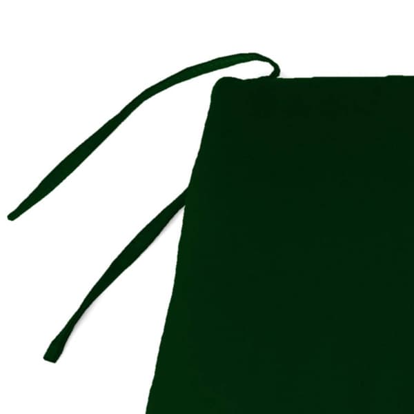 Jordan Manufacturing Forest Green Solid Settee Bench Cushion