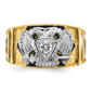 Mens Gentlemen’s Classics™ 14kt. Gold 1/6ctw. Diamond Rite Ring - image 4