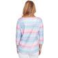 Womens Alfred Dunner Classics Geometric Biadere Tee - image 2
