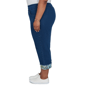 Plus Size Alfred Dunner Indigo Girls Floral Hem Pull On Jeans - image 4