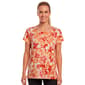 Petite Emily Daniels Button Shoulder Floral Disco Dot Blouse - image 1