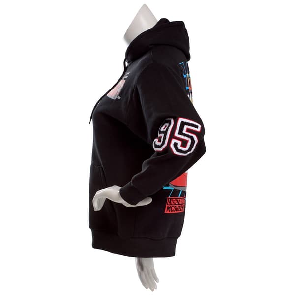 Juniors C-Life Lightning Mcqueen Chenille Patch Zip Hoodie