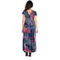Womens 24/7 Comfort Apparel Floral A-Line Empire Waist Maxi Dress - image 2