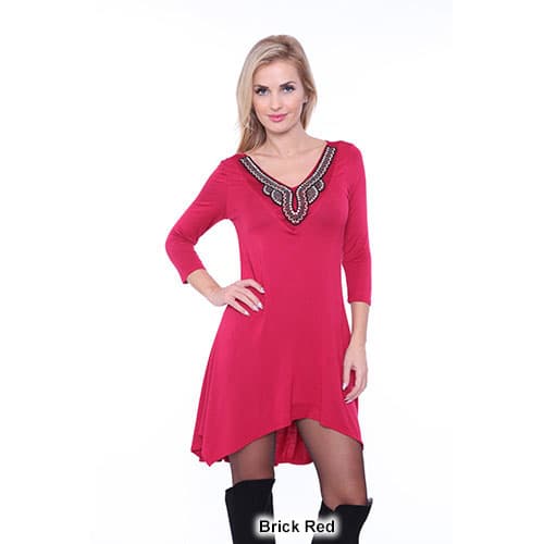 Womens White Mark Tonya Tunic Dress