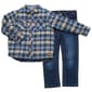 Toddler Boy 7 For All Mankind&#174; Plaid Shacket & Jeans Set - image 2