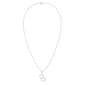Nova Star® Sterling Silver Lab-Grown Diamond Initial B Pendant - image 3