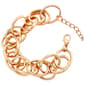 Design Collection 7.5in. Gold-Tone Interlock Chain Bracelet - image 1