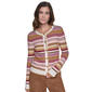 Womens DKNY Jeans Textured Stripe Cardigan Sweater - image 1
