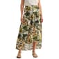 Womens CITY BLUES Print Double Slit Faux Wrap Midi Skirt - image 1