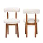 Baxton Studio Edric Modern Japandi 2pc. Dining Chair Set - image 2