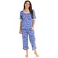 Womens Karen Neuburger Butterfly Garden Capri Pajama Set - image 2