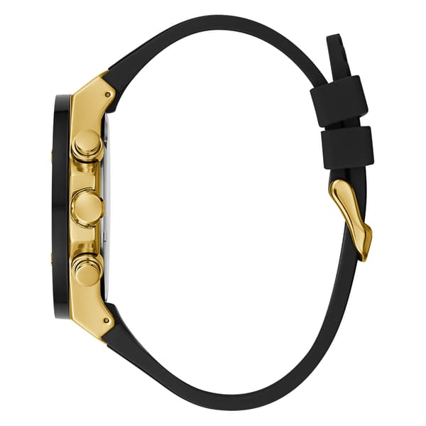 Mens Guess Black &amp; Gold Sub Dial Watch - GW0057G1