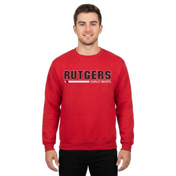 Mens Colosseum(tm) Athletics Rutgers Crew Neck Sweatshirt - image 