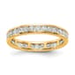 Endless Affection(tm) Yellow Gold Channel Set Eternity Band - image 1