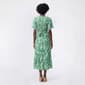 Womens Luxology Flutter Sleeve Vine Tie Waist A-Line Dress - image 2