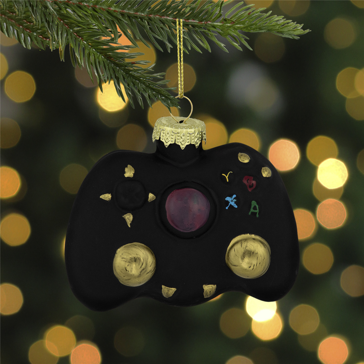 Northlight Game Controller Glass Christmas Hanging Ornament