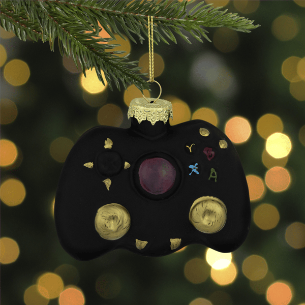 Northlight Game Controller Glass Christmas Hanging Ornament