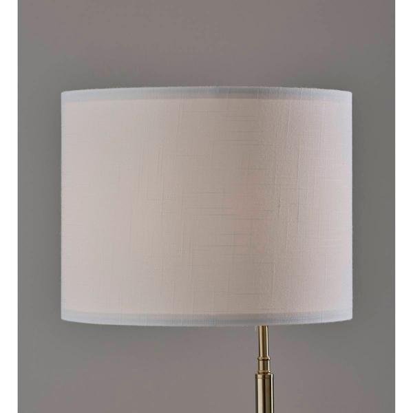 Adesso Joel Wireless Charging Floor Lamp with Metal Shade