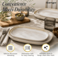 Sango Anderson Cream Large Stoneware Serving Platters - Set of 2 - image 3