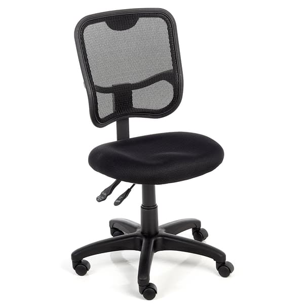 B &amp; G Sales Black Mesh Computer Task Chair - image 