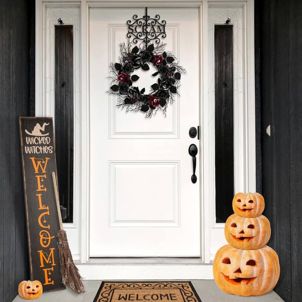 National Tree 16in. Halloween Scram Wreath Hanger