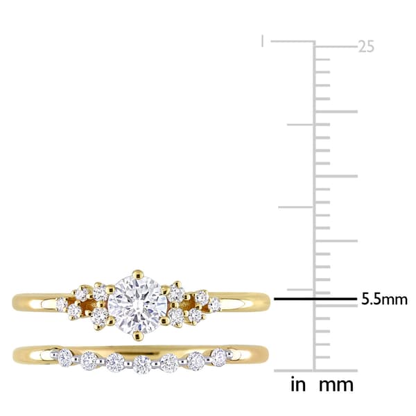Diamond Classics™ 10kt. Gold 5/8ctw. Diamond Bridal Ring Set