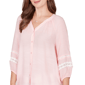 Plus Size Ruby Rd. Renaissance Romance Silky Gauze Lace Trim Pea - image 5