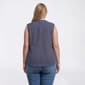 Plus Size Hasting & Smith Americana Star Split Neck Tank Top - image 3