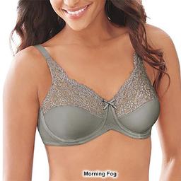 Womens Lilyette Tailored Minimizer® Lace Trim Bra 0428