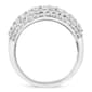 Haus of Brilliance Sterling Silver 2ctw. Diamond Cluster Ring - image 4