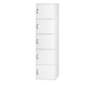 L''Baiet 59in. 5-Tier Tall Enclosed Storage Bookcase - image 1