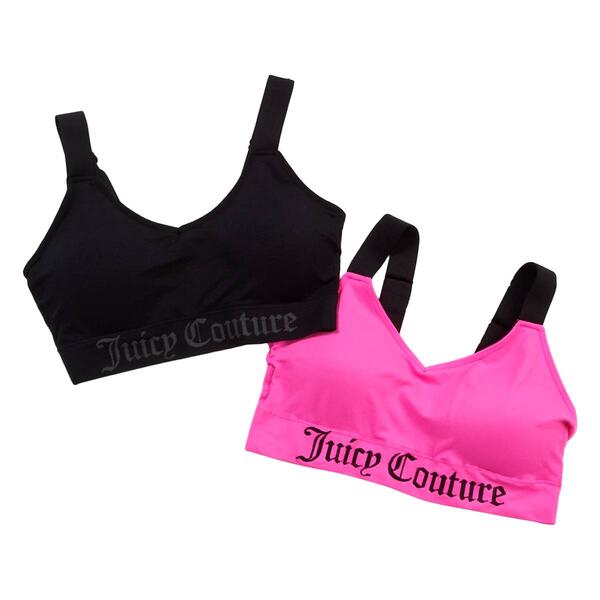 Juniors Plus Juicy Couture 2pk. Lounge Sports Bras JC8067-2PKAI - Boscov's