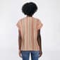 Womens Cure Extended Slit Sleeve Texture Stripe Blouse - image 2
