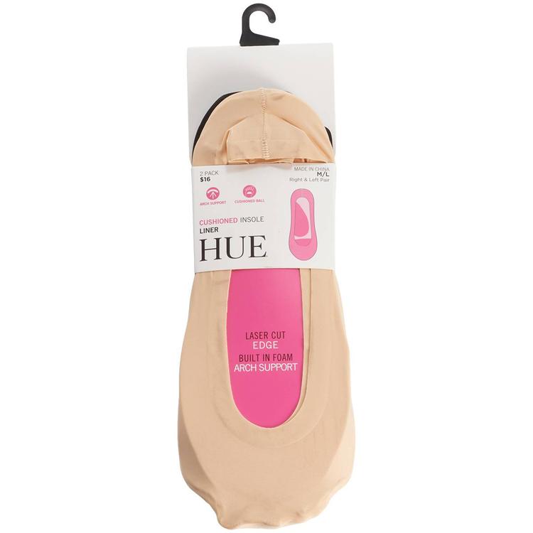 Womens HUE® 2pc. Arch Ese Cushion Liners