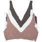 Womens Danskin 3pk. Rib Laser Lounge Bralette DS6739-3PKU - image 1