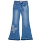 Girls (7-16) 1st Kiss(R) Release Hem Flared Jeans with Butterfly - image 1