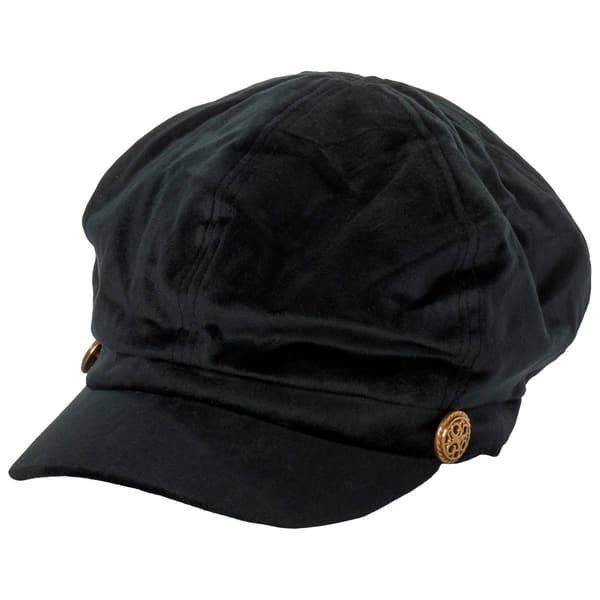 Womens Madd Hatter Velour Skipper Cap - image 