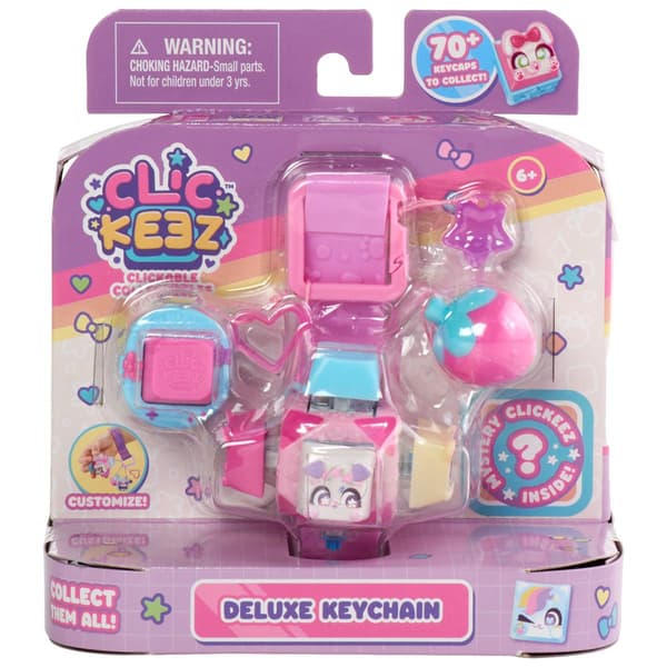 Clickeez Deluxe Keychain Fidget Cube - image 