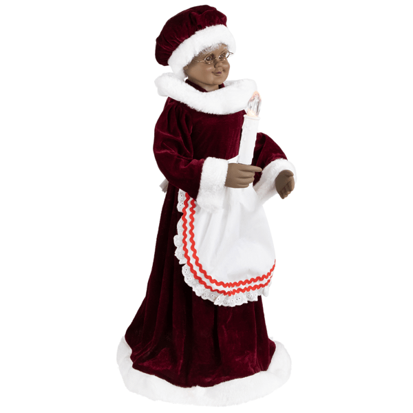 Northlight Animated African American Mrs. Claus Christmas Figure