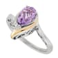 Gemstone Classics(tm) Sterling Silver & Amethyst Pear Ring - image 2