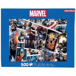 Aquarius Marvel Captain America Panels 500pc. Jigsaw Puzzle