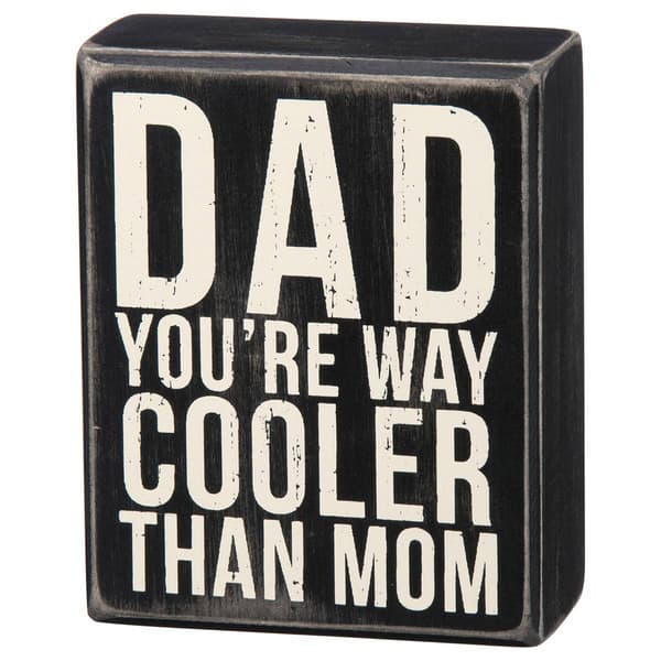 Primitives By Kathy Dad Cooler Block Sign - image 