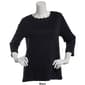 Petite Hasting & Smith 3/4 Sleeve Scallop Neck Tee - image 5