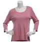Womens Preswick & Moore&#174; 3/4 Sleeve Scoop Neck Solid Tee - image 13