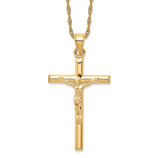 Gold Classics(tm) 10kt. Yellow Gold Crucifix Pendant - image 