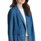 Womens Jones New York Long Sleeve Faux Double Breasted Blazer - image 4