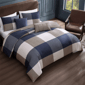 Bebejan Checkered 5pc. Reversible Comforter Set - image 4