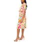 Petite MSK Elbow Sleeve V-Neck Floral Midi Dress - image 2