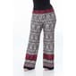 Plus Size White Mark Print Palazzo Pants - image 1